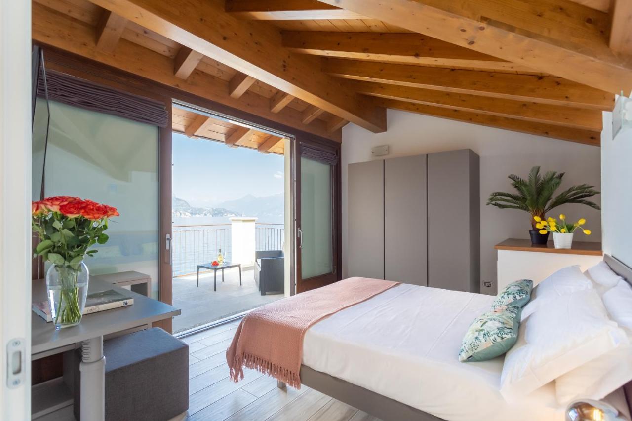 Dream Lake Apartments Lake View - Private Beach By Rent All Como Lezzeno Eksteriør billede